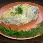 Ачма из лаваша с творогом и сыром