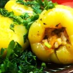Калорийность перца фаршированного рисом и овощами