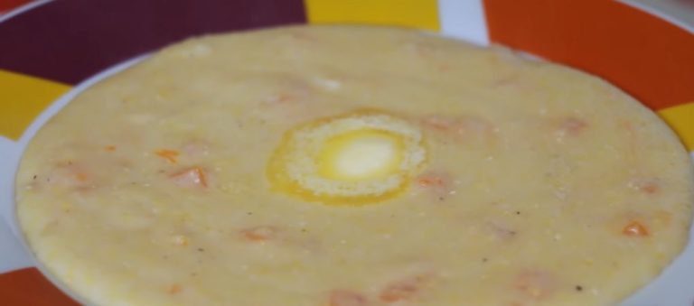 Кукурузная каша с тыквой и кроликом