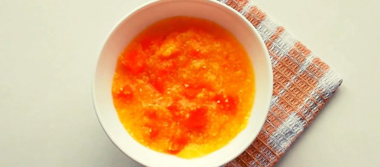 Кукурузная каша с тыквой и морковью