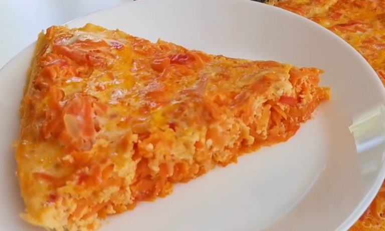 Омлет с морковью