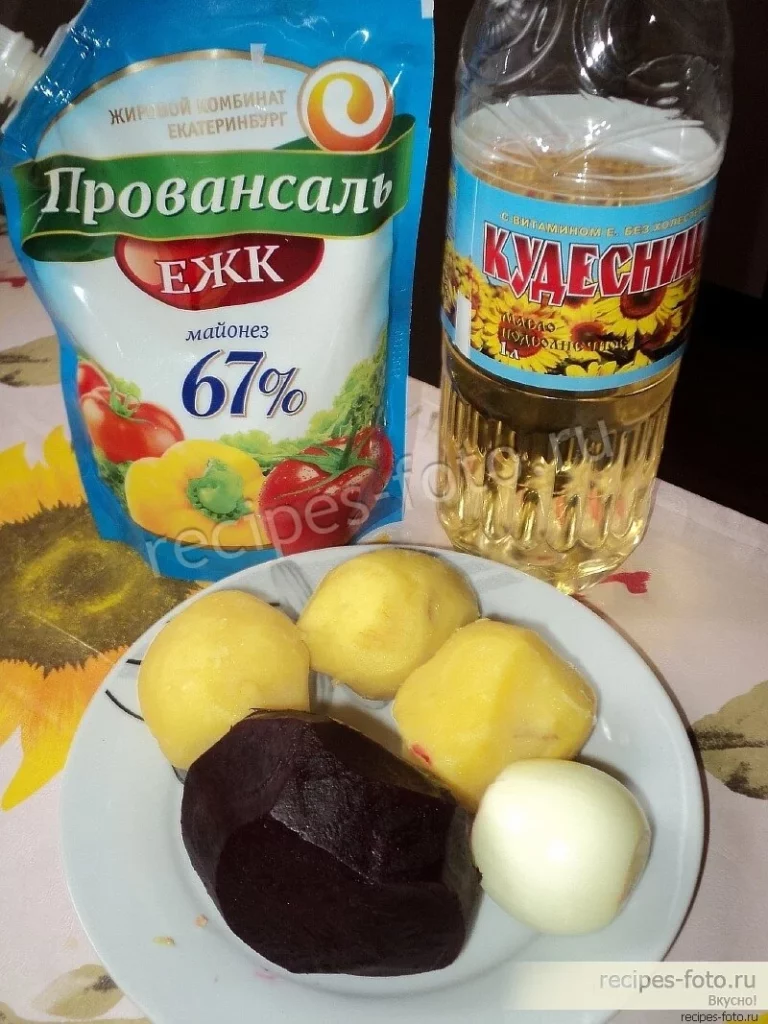 овощи предварительно необходимо отварить
