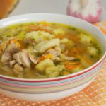 Куриный суп с клецками для ребенка 1,5 года