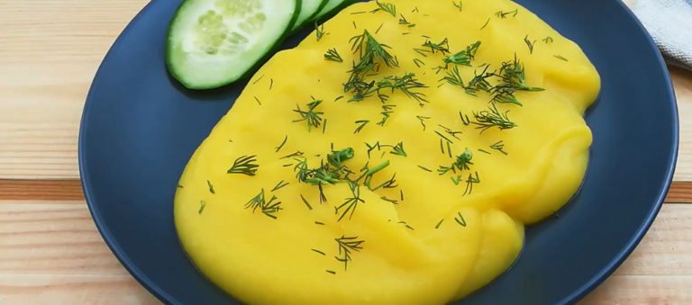 Пюре из картошки и тыквы