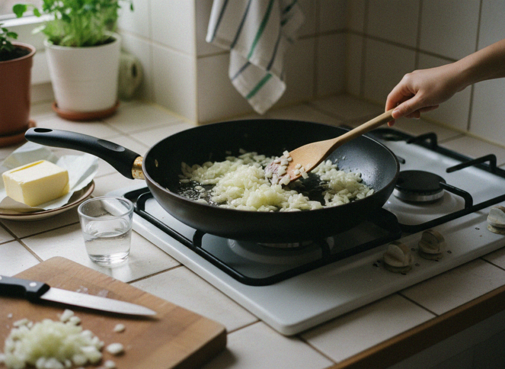 Шаг 2: Рецепт блинов с мясом на кефире: 5 шагов к сочной начинке
