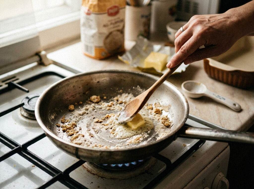 Шаг 3: Жульен с курицей и грибами: классический рецепт в духовке