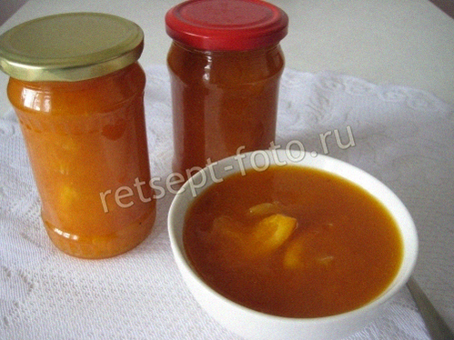 Абрикосовое варенье с дольками апельсина, рецепт с фото