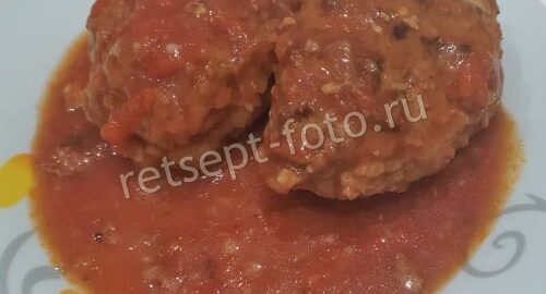 Гречаники с фаршем в томатном соусе, рецепт с фото