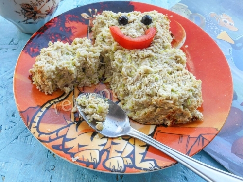 Куриное суфле с кабачком ребенку от 1 года, рецепт с фото