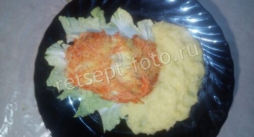 Куриные котлеты с кабачком и овощами в духовке, рецепт с фото