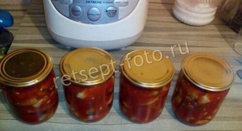 Лечо из огурцов с томатным соком на зиму, рецепт с фото