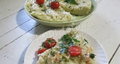Макароны с яйцом и сыром на сковороде, рецепт с фото