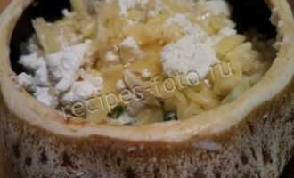 Ньокки в сливочном соусе с грибами и овощами в горшочках, рецепт с фото