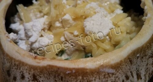 Ньокки в сливочном соусе с грибами и овощами в горшочках, рецепт с фото