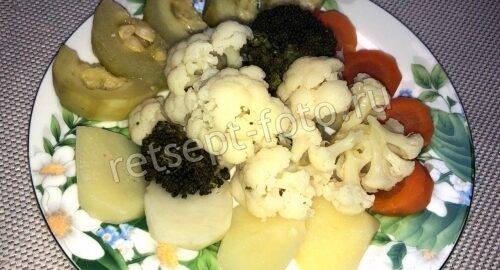 Овощи на пару для ребенка 9 месяцев, рецепт с фото