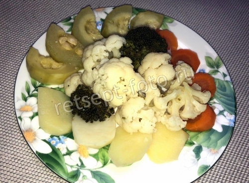 Овощи на пару для ребенка 9 месяцев, рецепт с фото