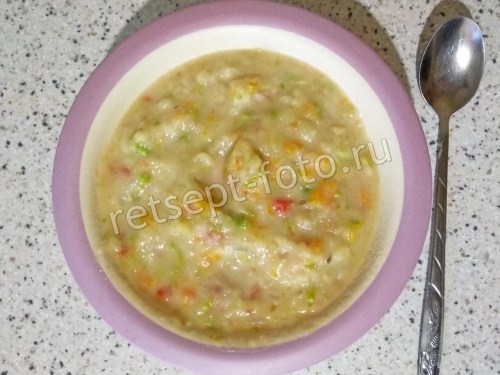 Овощное рагу с кабачком и капустой в духовке для детей от 1 года, рецепт с фото