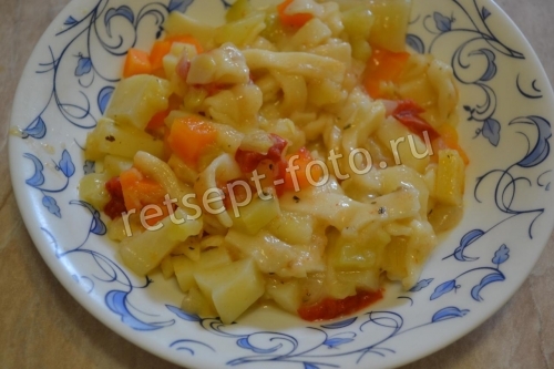Овощной суп «Минестроне» с кабачками и макаронами, рецепт с фото