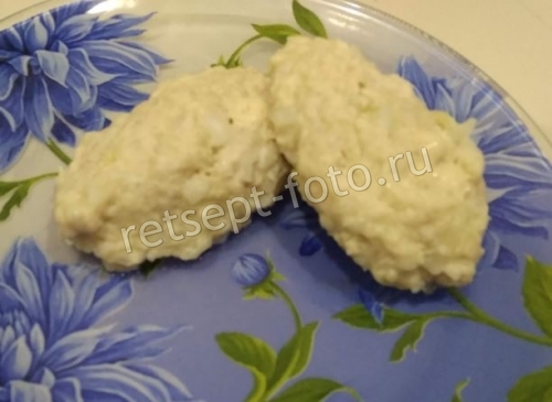Паровые куриные котлеты с хлопьями для детей 1,5 года, рецепт с фото