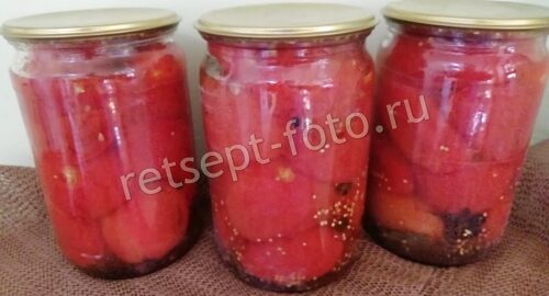 Помидоры без шкурки в собственном соку без уксуса, рецепт с фото