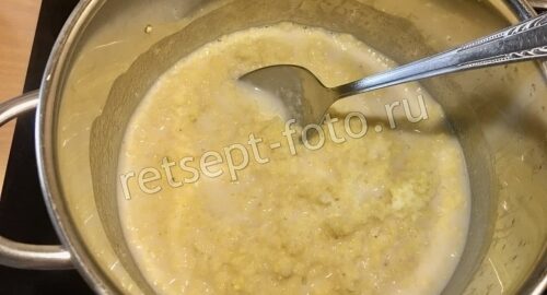 Пшенная каша на молоке и воде для годовалого ребенка, рецепт с фото