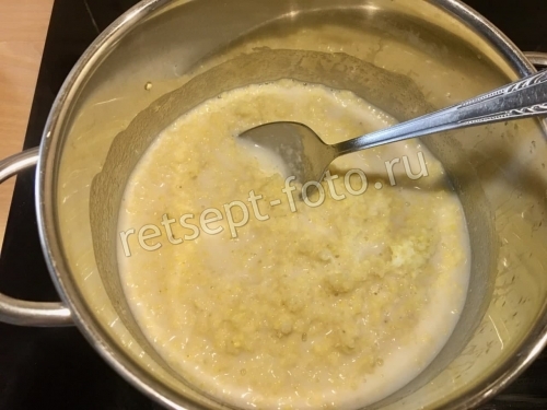 Пшенная каша на молоке и воде для годовалого ребенка, рецепт с фото
