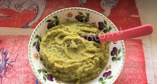 Пюре из индейки с бататом и овощами для ребенка до 1 года, рецепт с фото