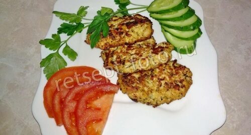 Рубленые котлеты из куриного филе без муки, рецепт с фото