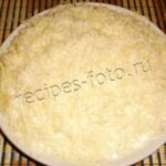 Салат "Белая ночь" с куриными сердечками и грибами, рецепт с фото
