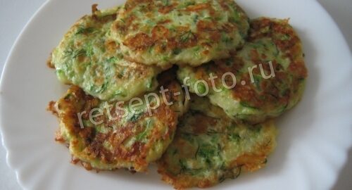 Вкусные оладьи из кабачков с сыром, рецепт с фото